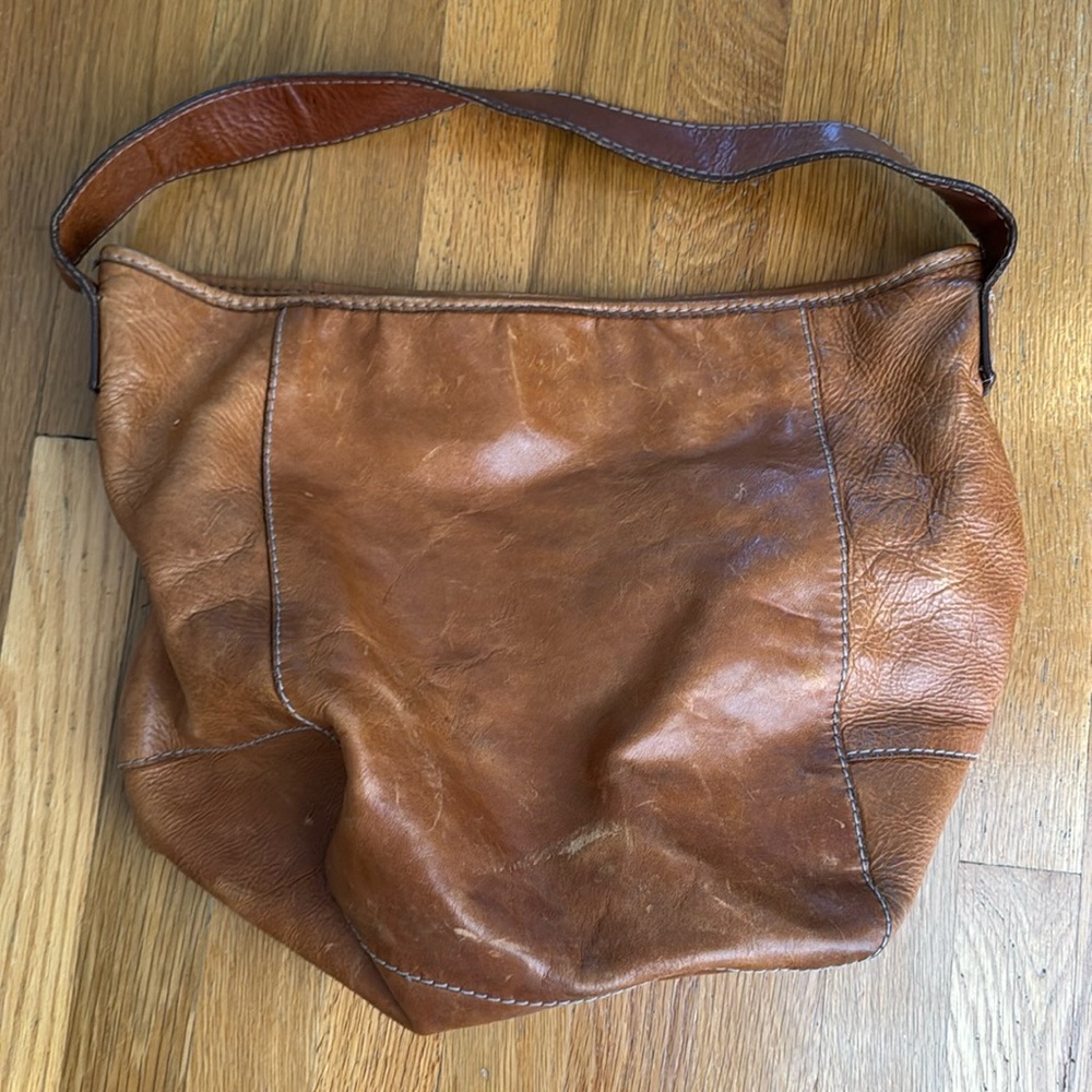 Ruehl leather bag